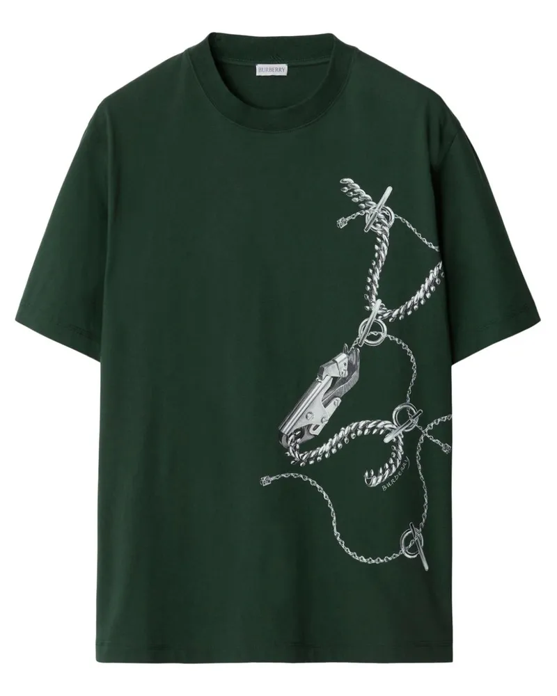 Burberry Knight Hardware T-Shirt - Grün Grün
