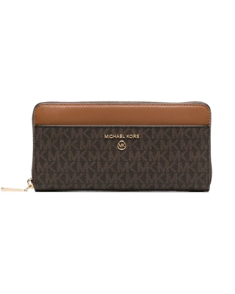 Michael Kors Jet Set Portemonnaie - Braun Braun