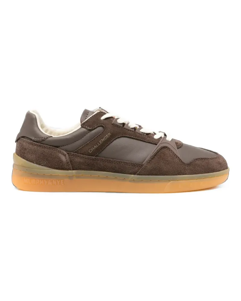 Murphy & Nye Challenger Sneakers mit Einsätzen - Braun Braun