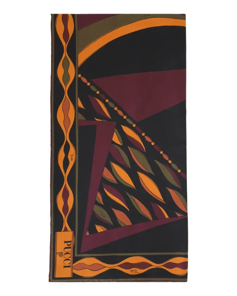 Emilio Pucci geometric-print scarf - Rot Rot