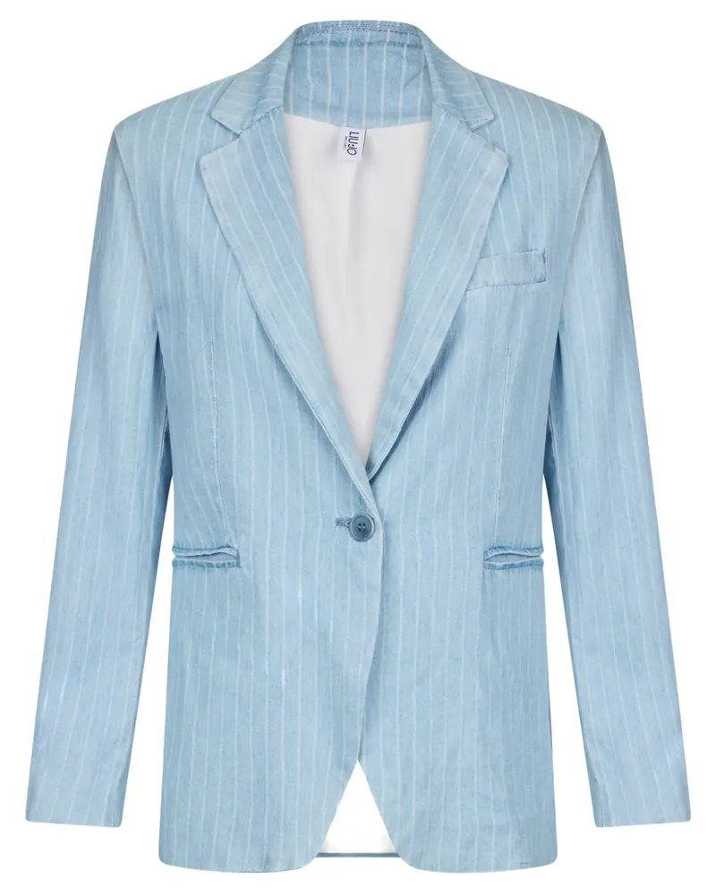 Liu Jo Blazer mit Nadelstreifen - Blau Blau