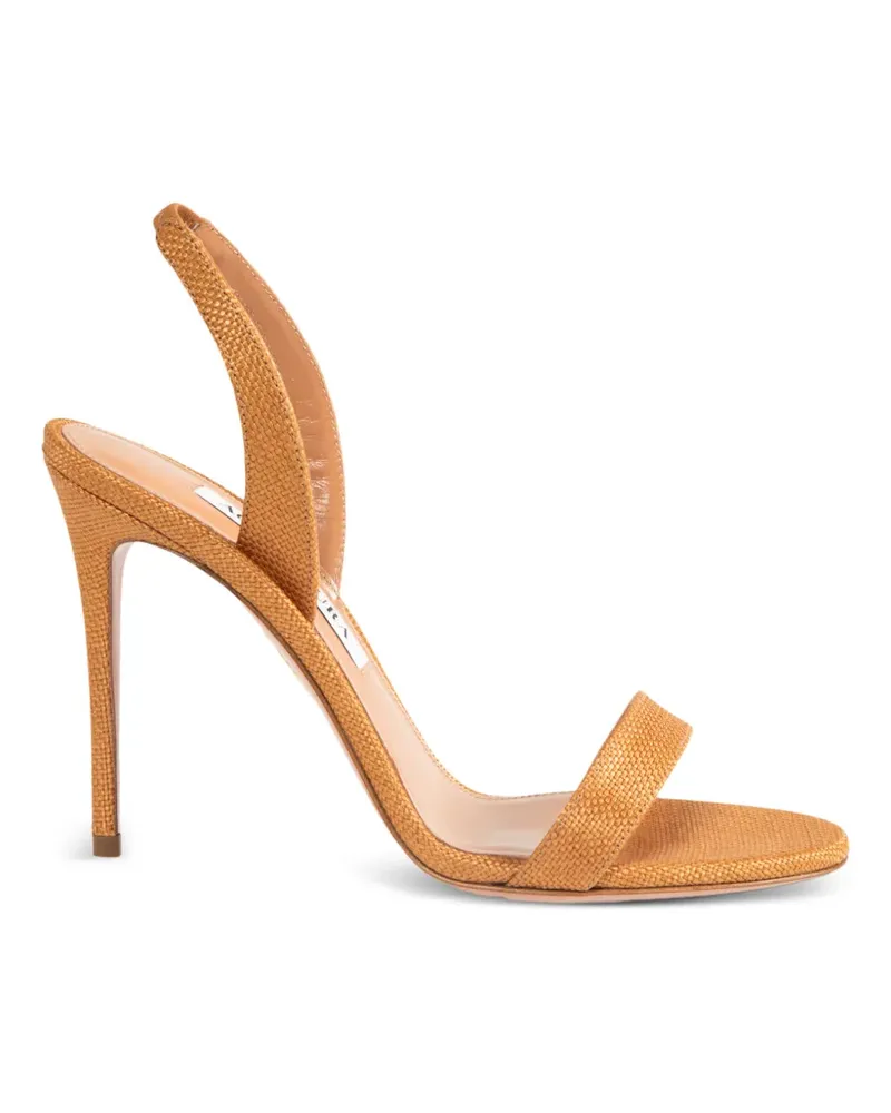 Aquazzura So Nude slingback sandals - Braun Braun
