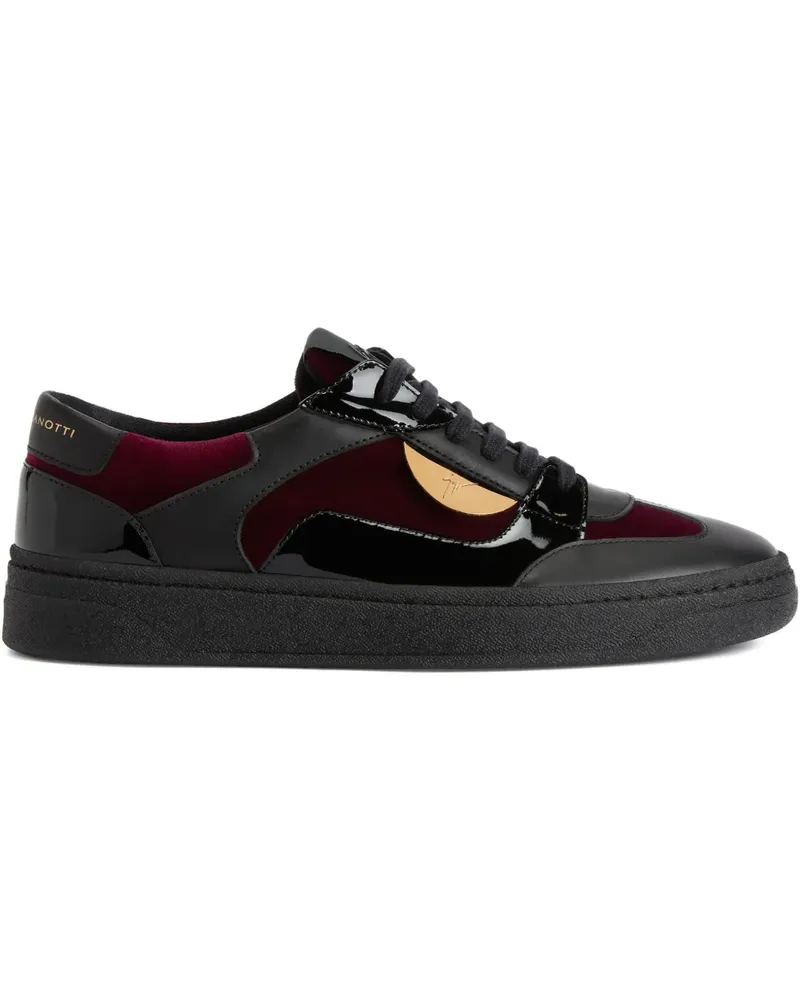 Giuseppe Zanotti GZ94 METAL signature-detail sneakers - Schwarz Schwarz