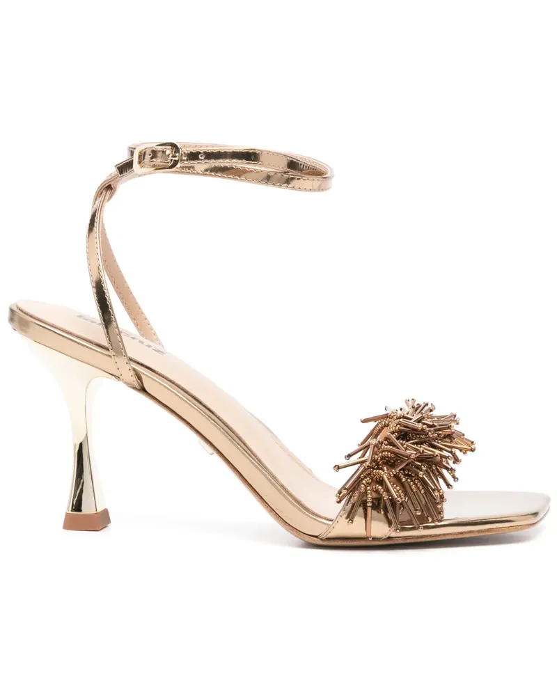Lola Cruz Valentina Sandalen 90mm - Gold Gold
