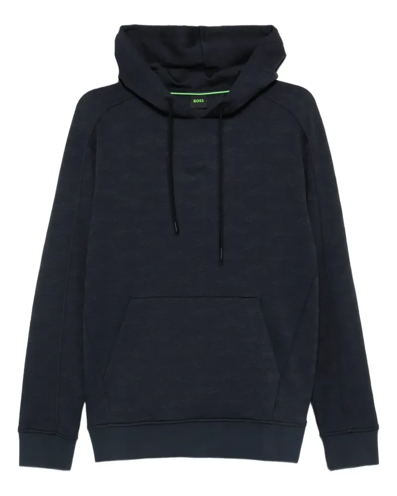 HUGO BOSS Mirror Hoodie - Blau Blau