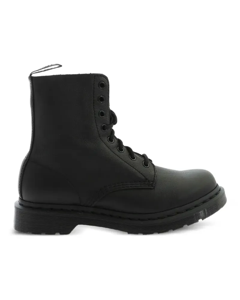 Dr.Martens Schnürstiefel aus Leder - Schwarz Schwarz