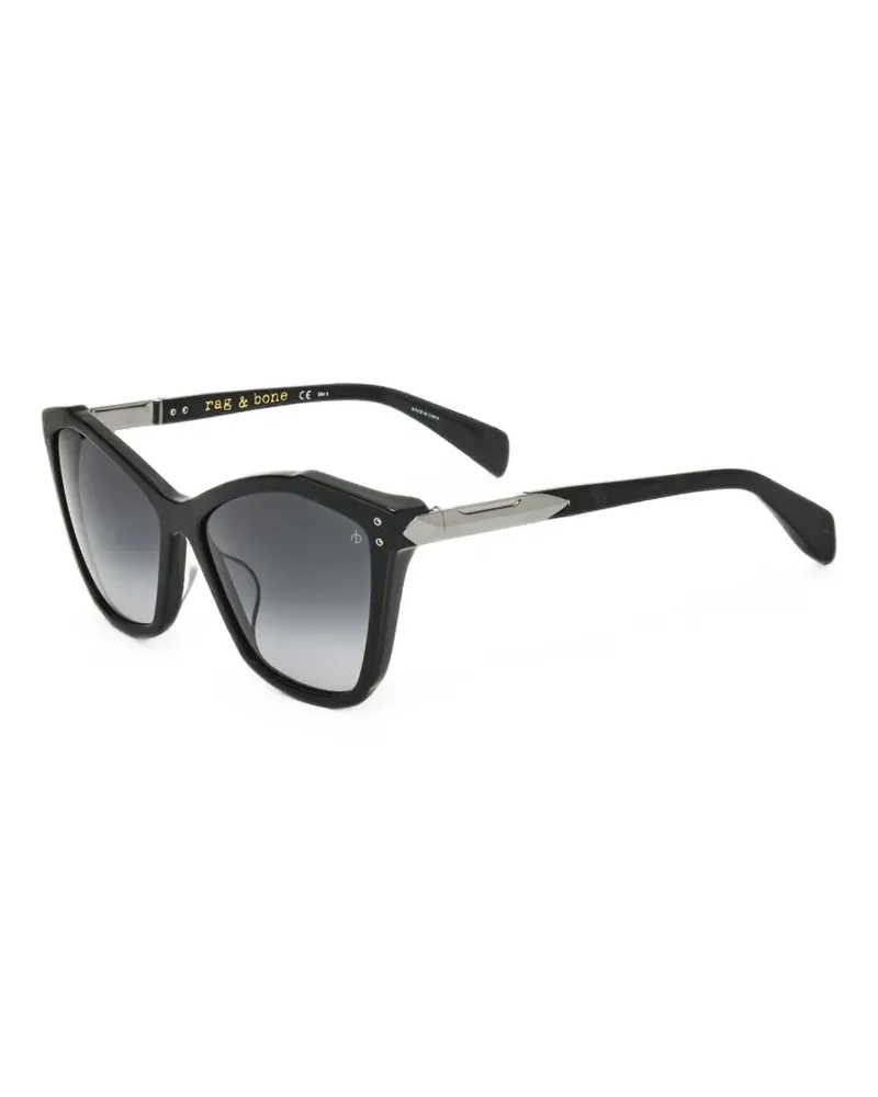 Rag & Bone geometric-frame sunglasses - Schwarz Schwarz