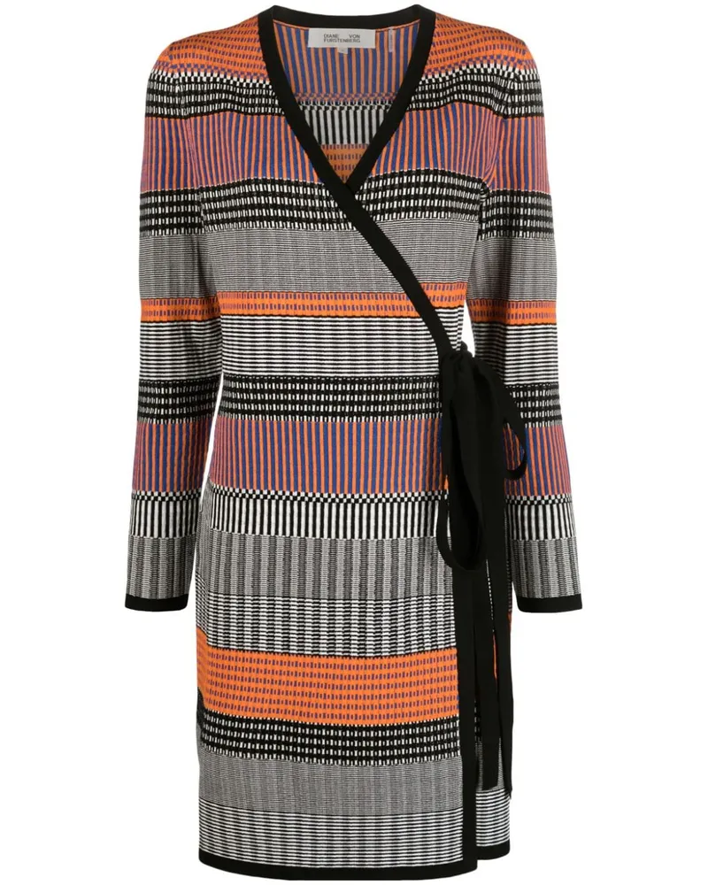 Diane von Furstenberg Brigid Wickelkleid - Schwarz Schwarz