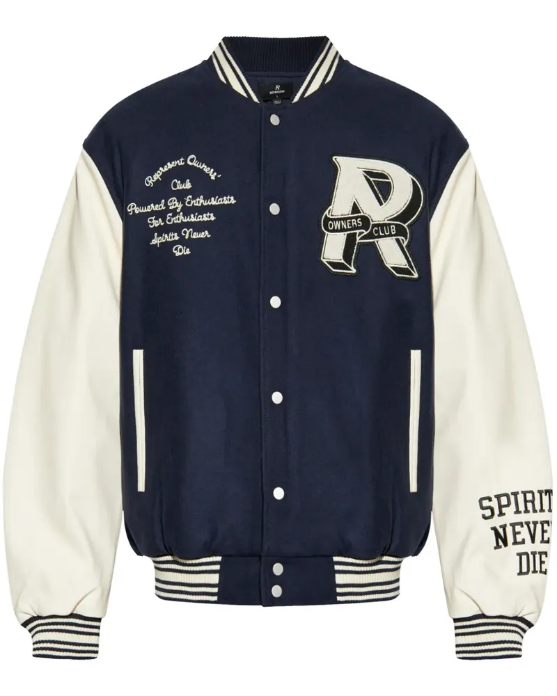 REPRESENT Owners Club Collegejacke - Blau Blau