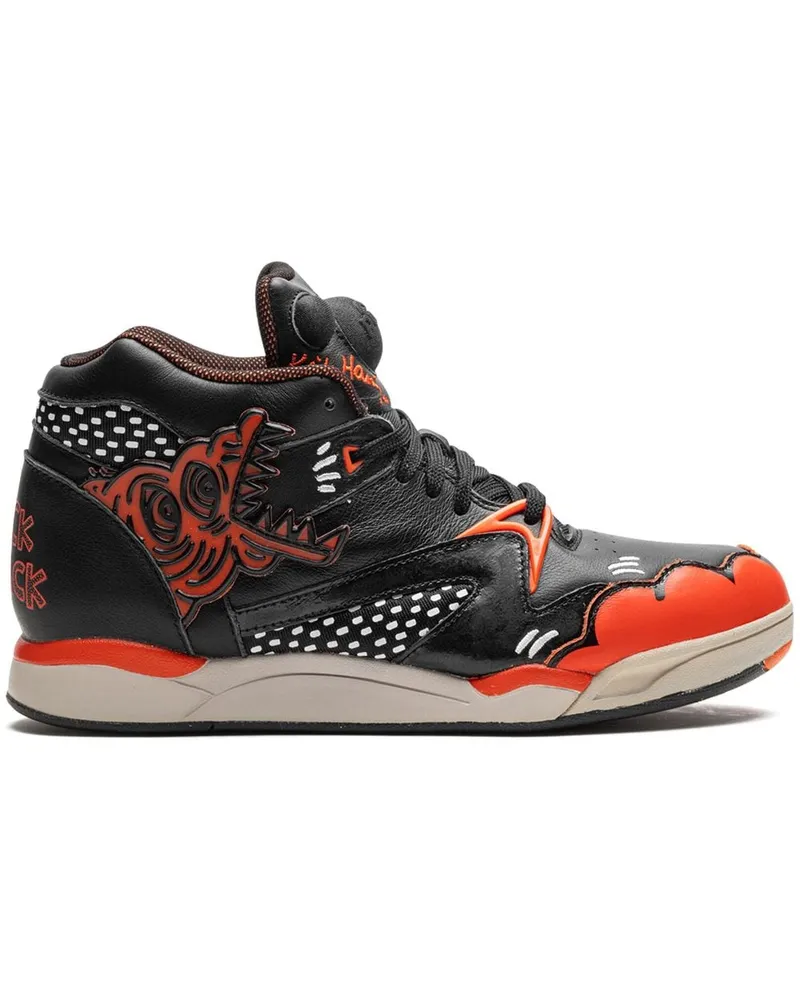 Reebok x Keith Haring Aerobic Pump Lite Sneakers - Schwarz Schwarz