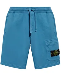 Stone Island Bermudas mit Kompass-Logo Blau