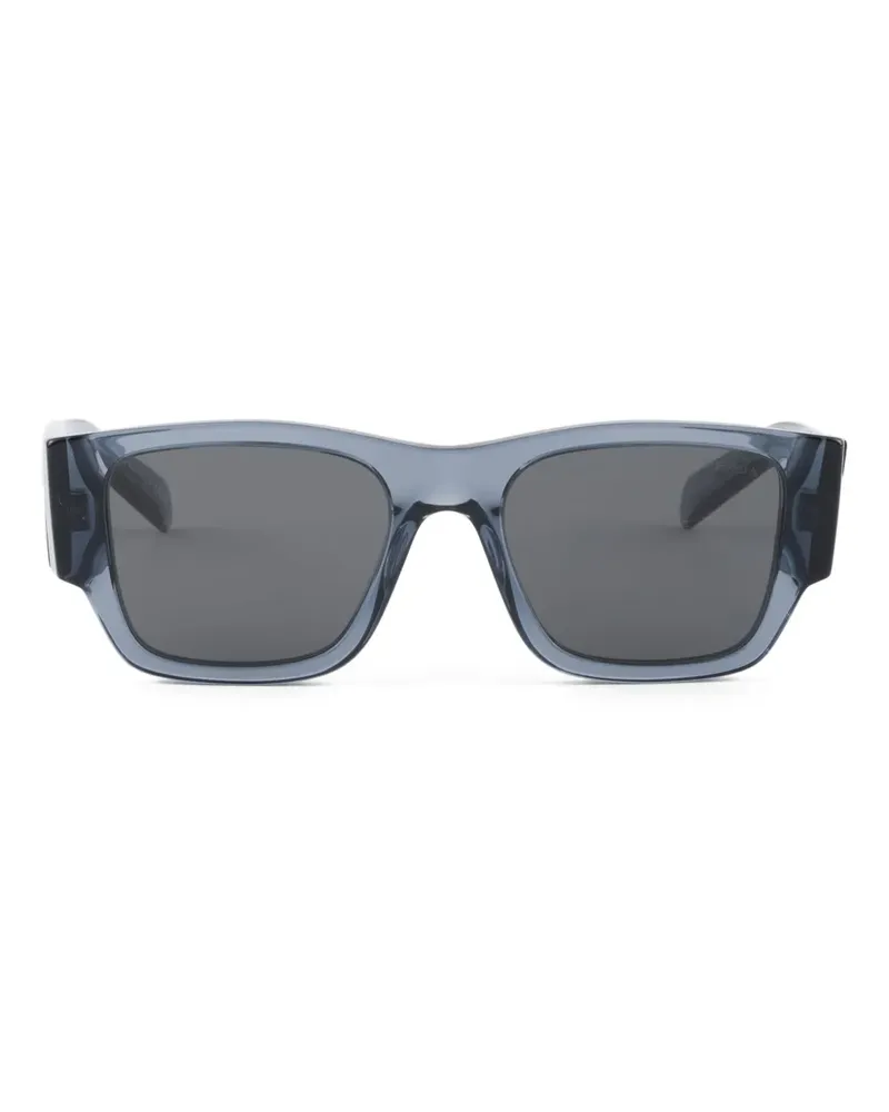Prada Sonnenbrille mit Triangel-Logo - Blau Blau