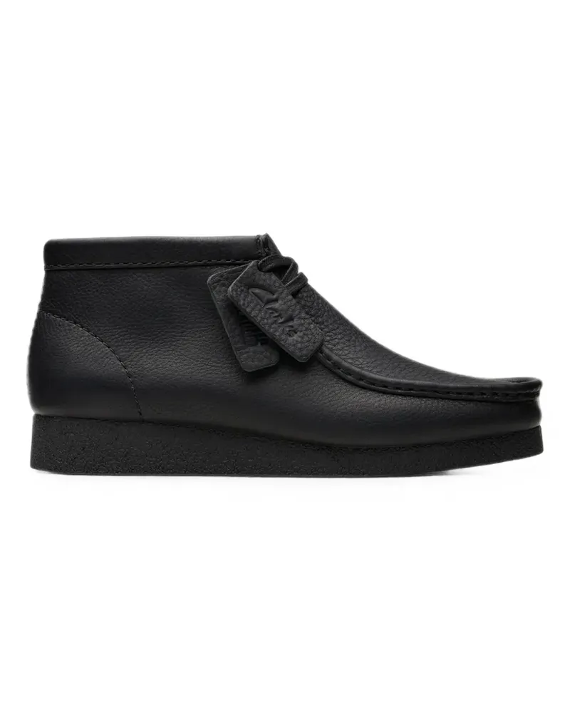 Clarks Wallabee EVO BT Desert-Boots aus Leder - Schwarz Schwarz