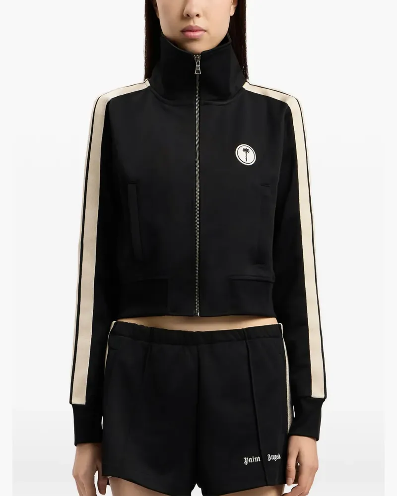 Palm Angels Sweatshirt mit Baum-Logo - Schwarz Schwarz