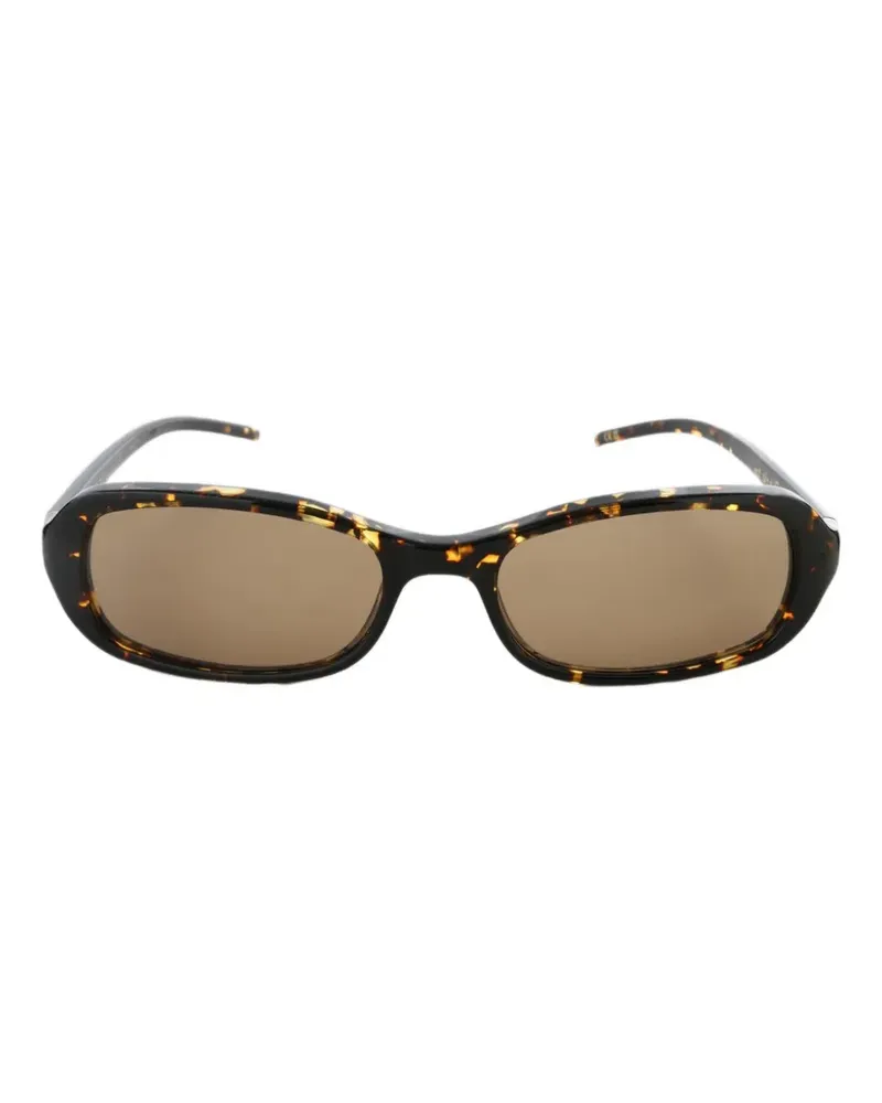 CHIMI Eckige Sonnenbrille in Schildpattoptik - Braun Braun