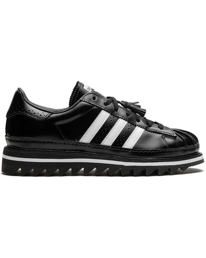 adidas x Clot Superstar "Black" Sneakers Schwarz