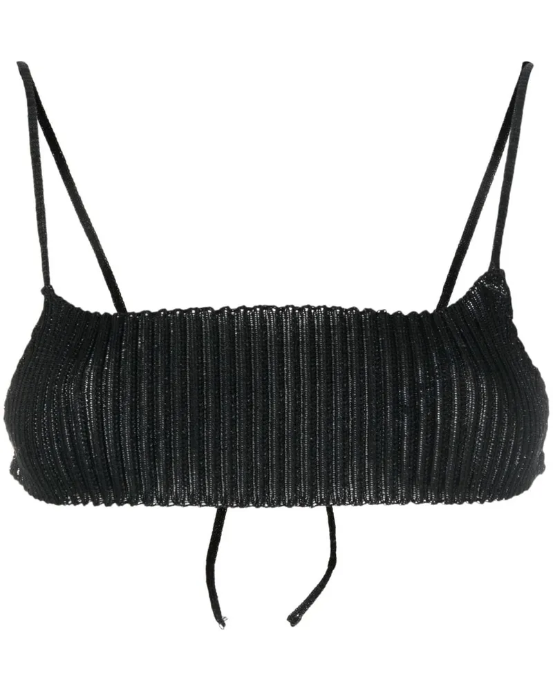 A. ROEGE HOVE Emma Top - Schwarz Schwarz
