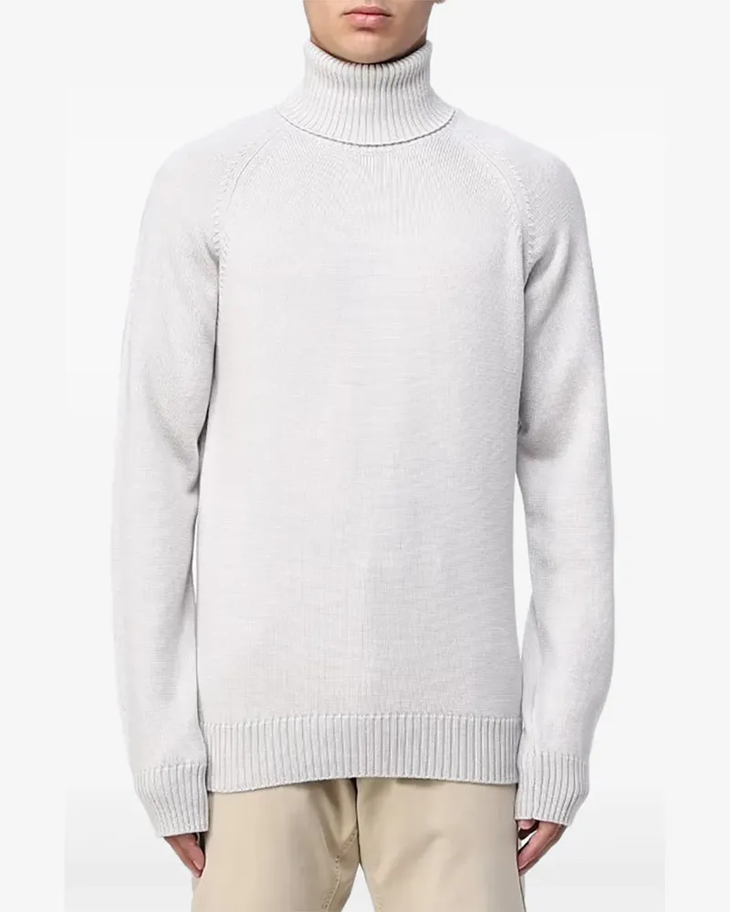 Paolo Pecora Milano Klassischer Pullover - Weiß Weiß