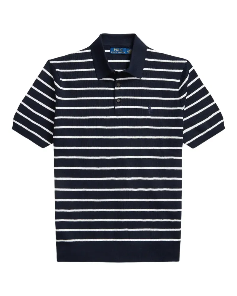 Ralph Lauren Gestreiftes Poloshirt - Blau Blau