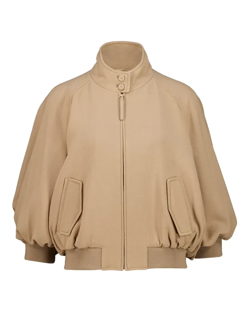 Gabriela Hearst Aluin cropped jacket - Nude Nude
