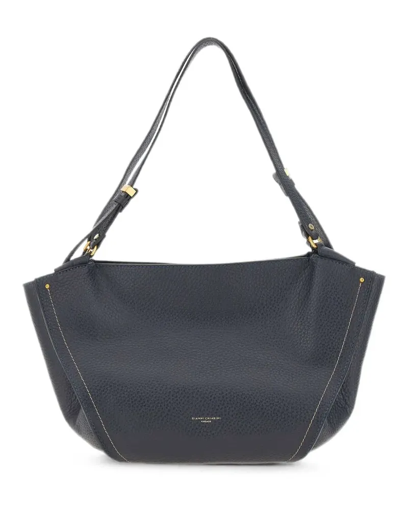 Gianni Chiarini Bloom leather shoulder bag - Blau Blau