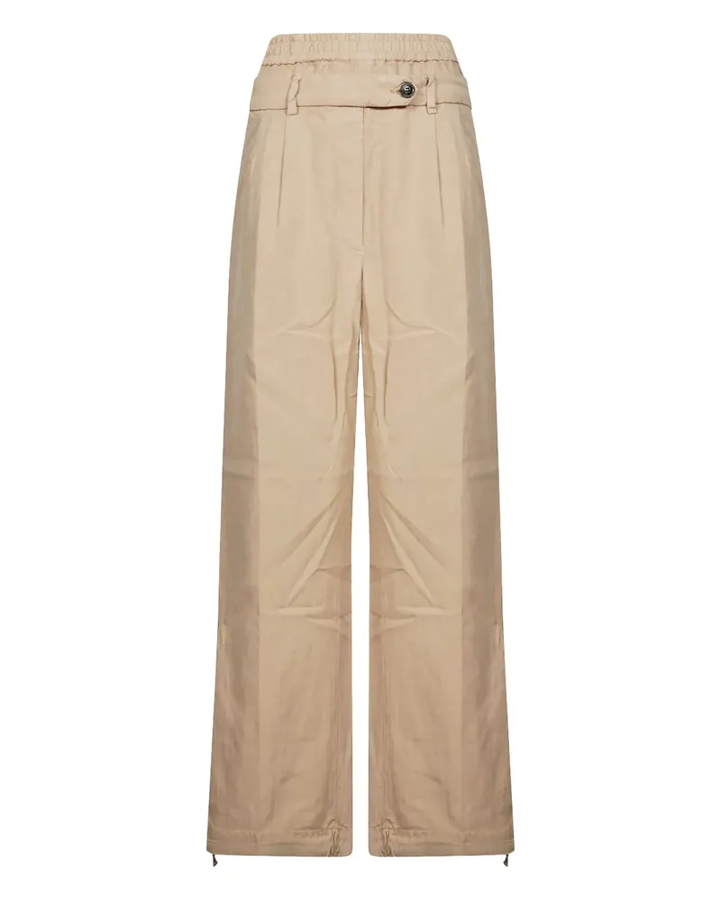 PLAN C Hose mit Bundfalten - Nude Nude