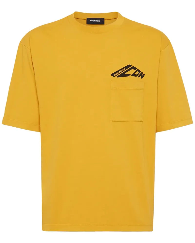Dsquared2 Icon T-Shirt - Gelb Gelb