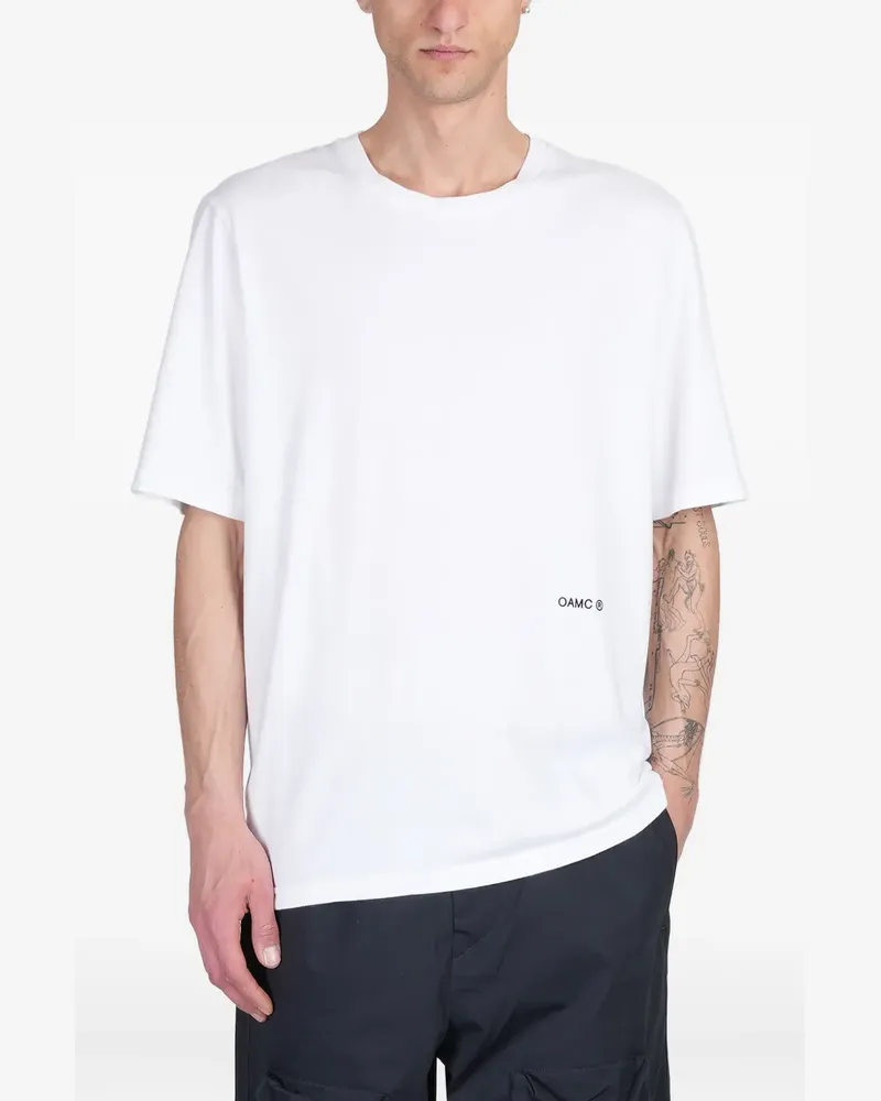 OAMC T-Shirt mit grafischem Print - Weiß Weiß