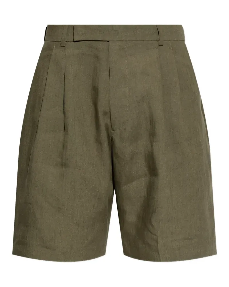 Paul Smith pleated tailored shorts - Grün Grün