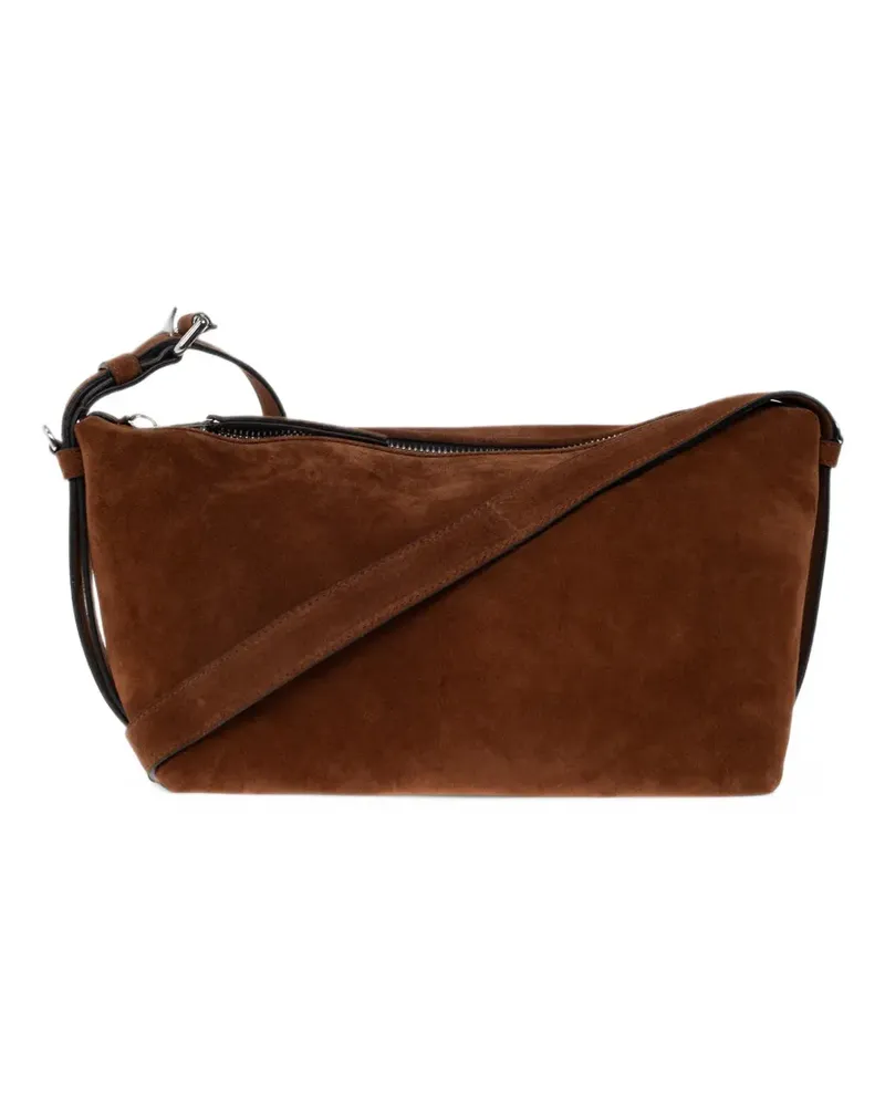 Moschino Schultertasche aus Wildleder - Braun Braun