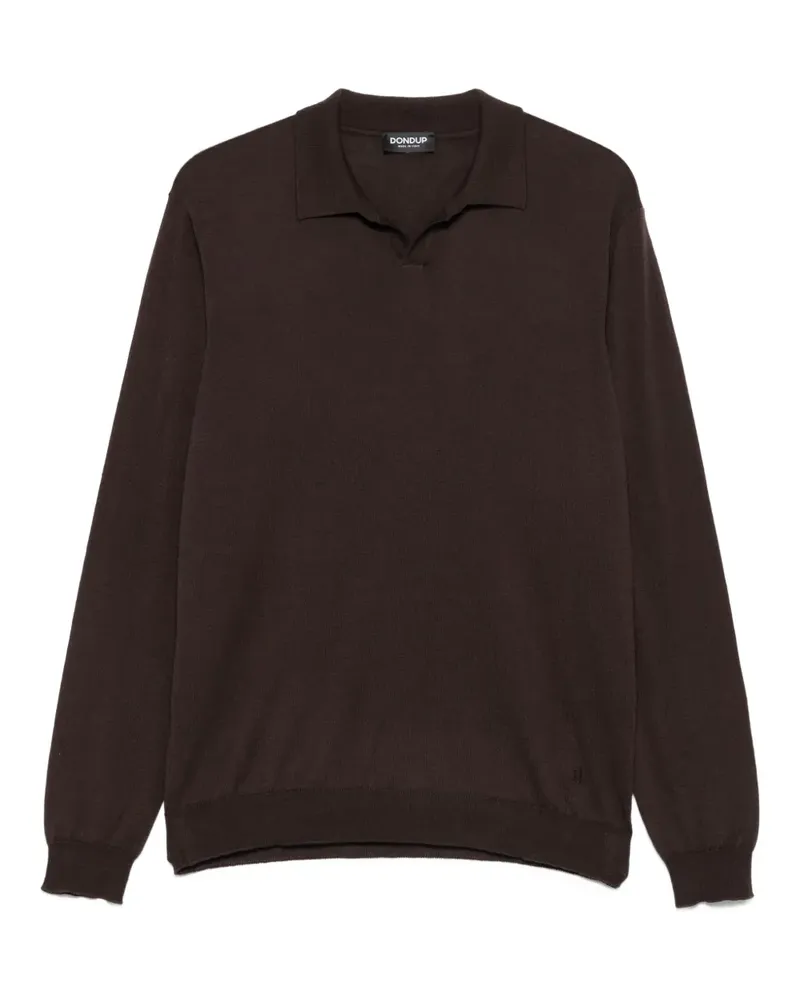 Dondup Pullover mit Polokragen - Braun Braun