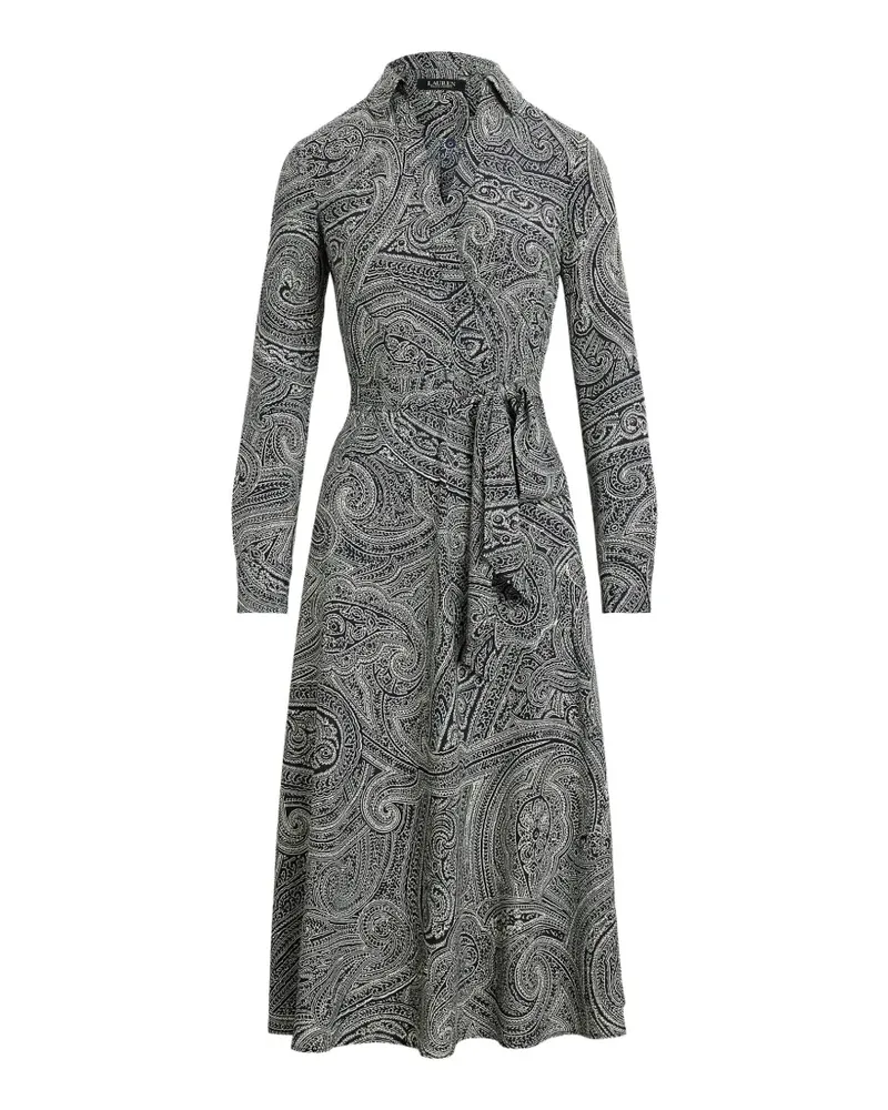 Ralph Lauren paisley-print wrap dress - Blau Blau