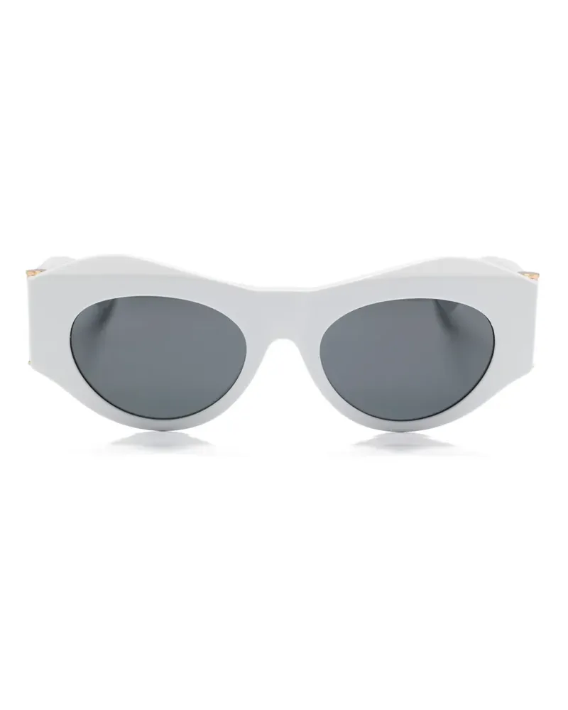 Versace Sonnenbrille mit Cat-Eye-Gestell - Weiß Weiß