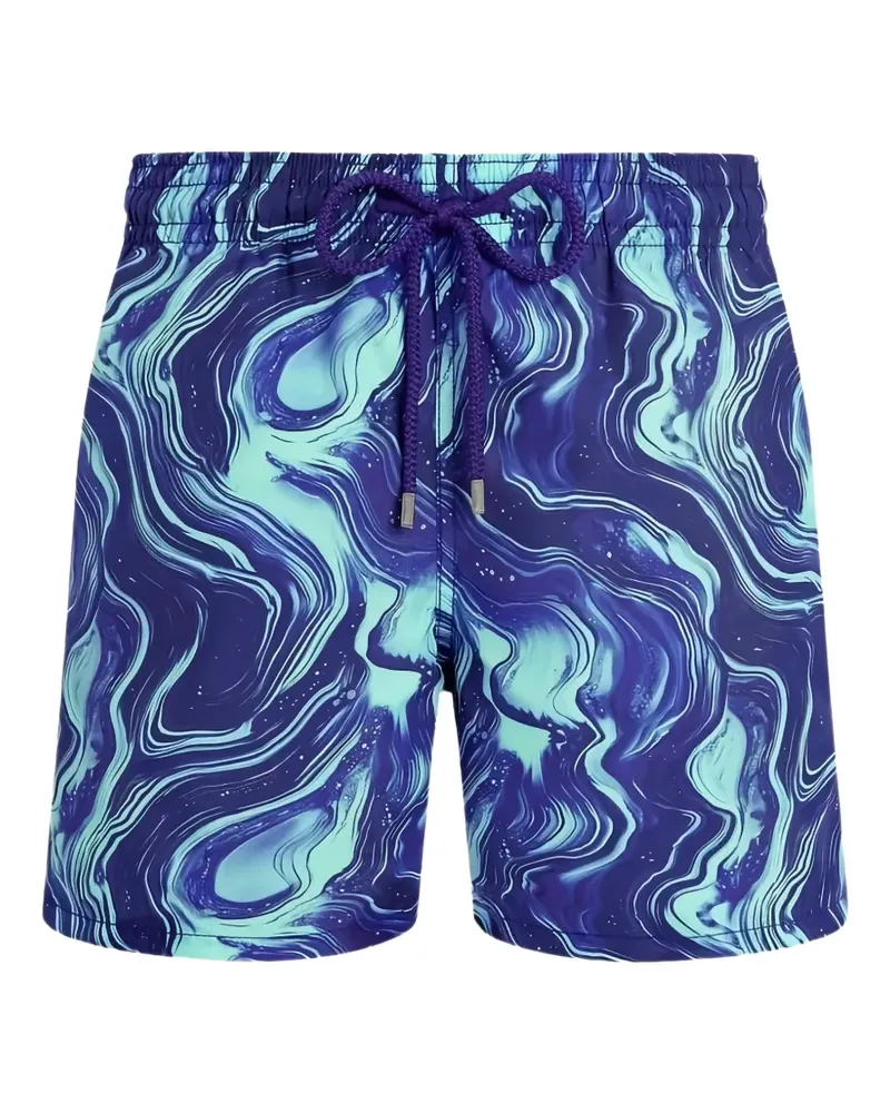 Vilebrequin Moorea swirl-print swim shorts - Blau Blau