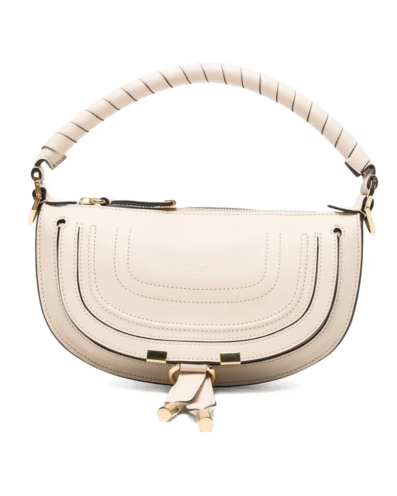 Chloé mini Marcie stitched tote bag - Nude Nude