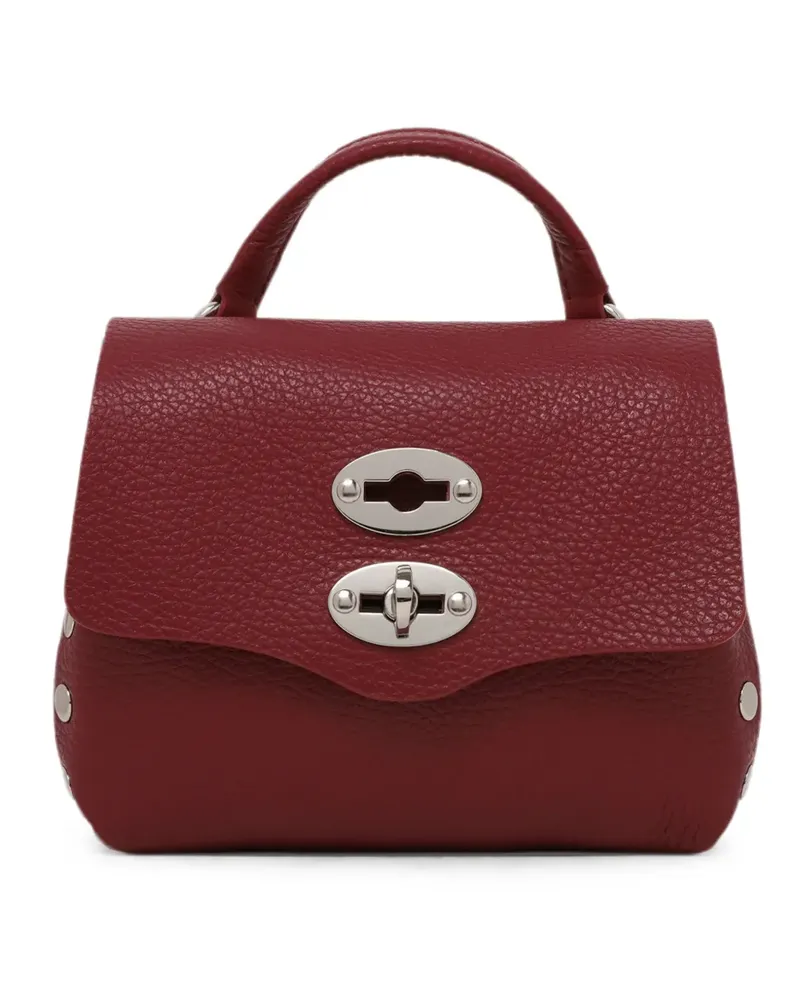 Zanellato sbaby Postina® pebbled-leather tote bag - Rot Rot