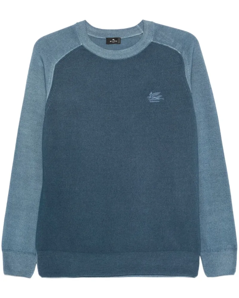 Etro Pullover mit Stickerei - Blau Blau