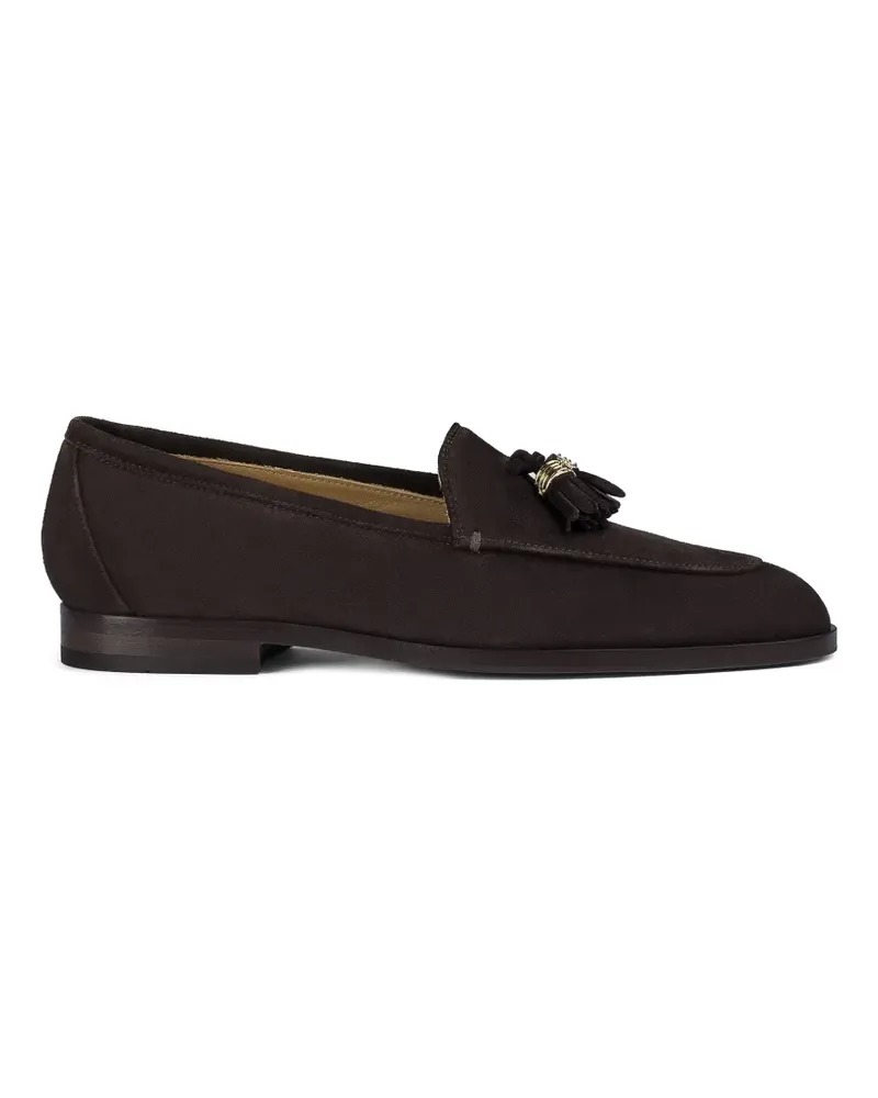 Doucal´s Loafer aus Wildleder mit Quasten - Braun Braun