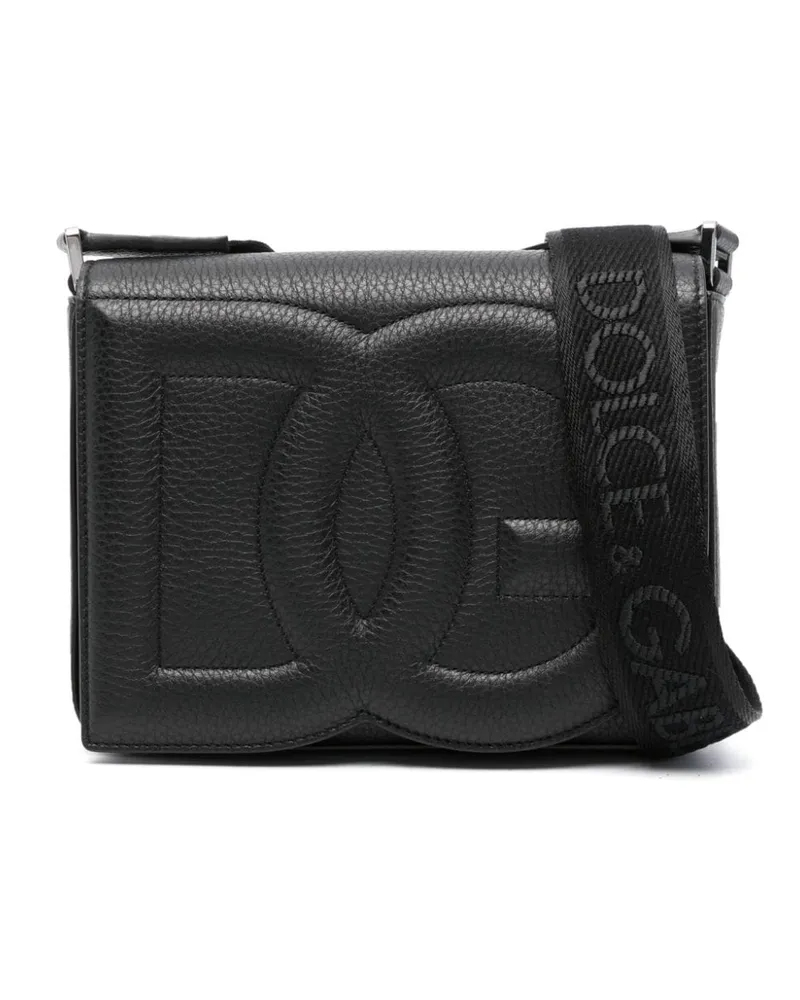 Dolce & Gabbana Mittelgroße DG Kuriertasche - Schwarz Schwarz