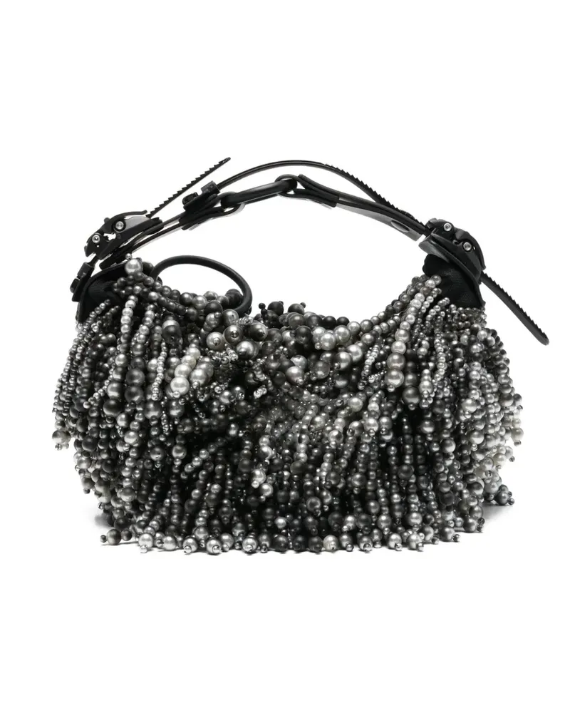 Innerraum pearl-embellished shoulder bag - Schwarz Schwarz