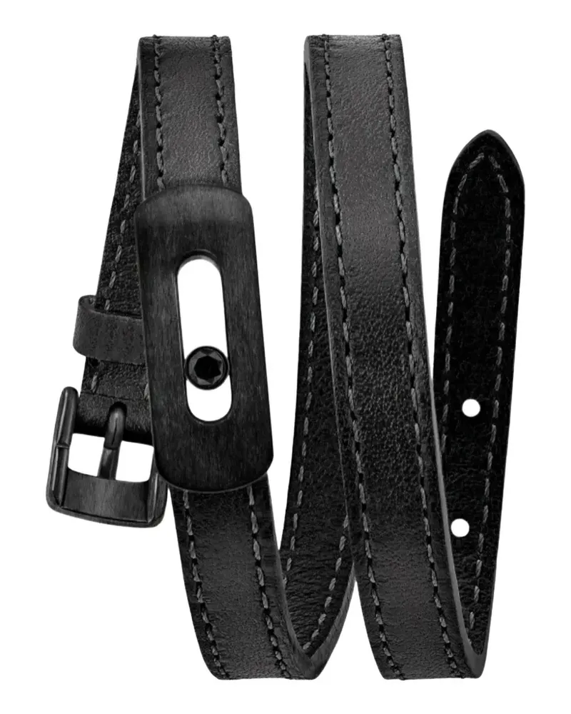 Messika My Move Lederarmband - Schwarz Schwarz
