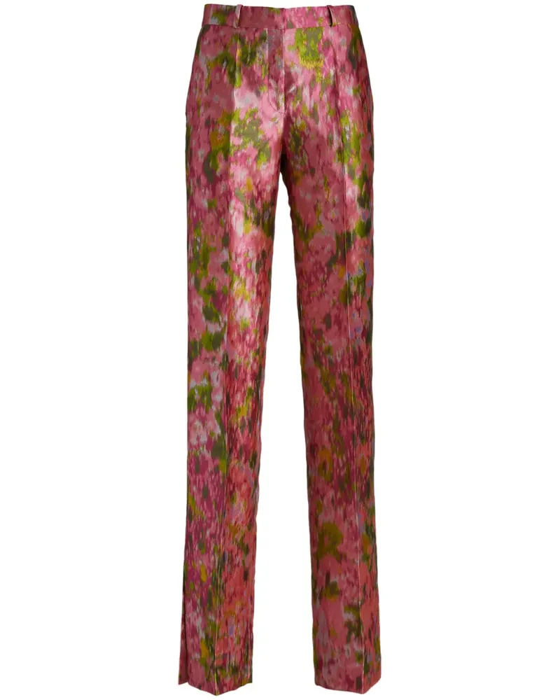 DEL CORE Hose mit Print - Rosa Rosa