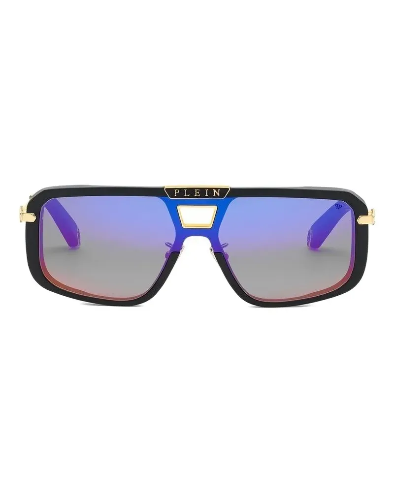 Philipp Plein SPP008M Sonnenbrille - Schwarz Schwarz