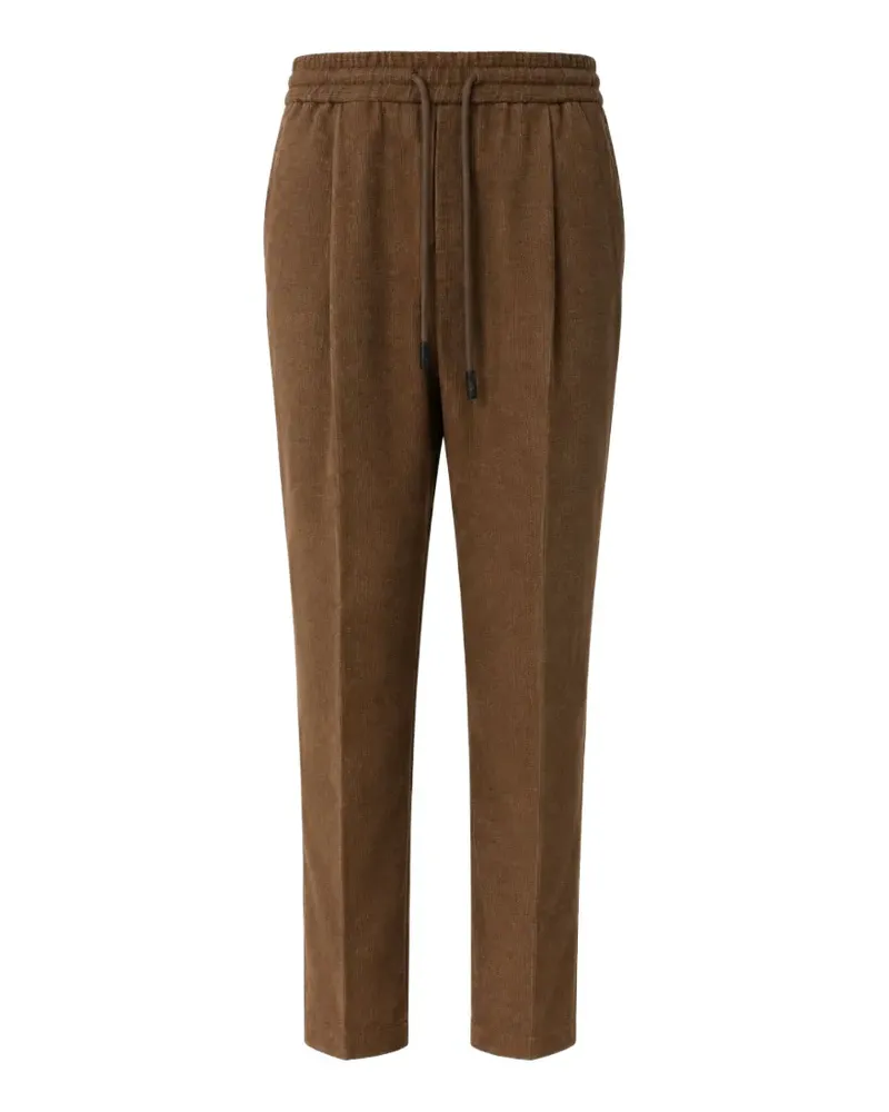Jacob Cohën drawstring corduroy trousers - Braun Braun