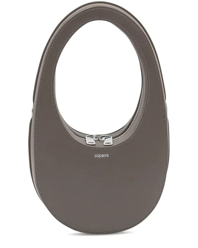 COPERNI Swipe Schultertasche mit ovalem Gestell - Braun Braun