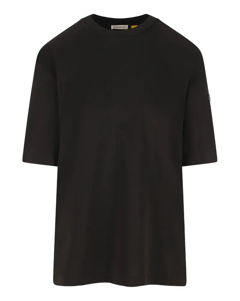 Moncler x Edward Enninful T-Shirt mit Logo - Schwarz Schwarz