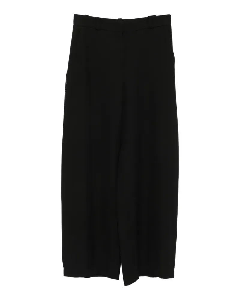 Giorgio Armani Palazzohose mit Pailletten - Schwarz Schwarz