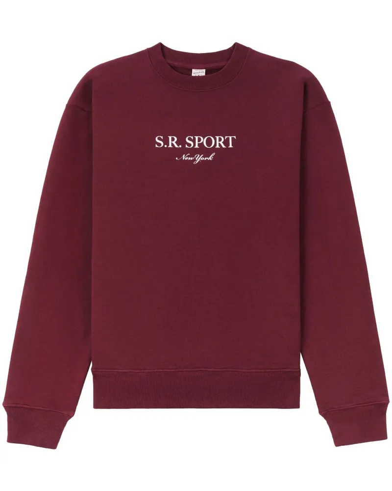 SPORTY & RICH Wimbledon Sweatshirt Rot