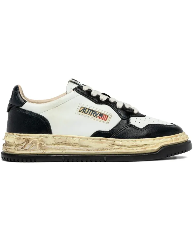 AUTRY x Maison Mihara Yasuhiro leather sneakers - Weiß Weiß