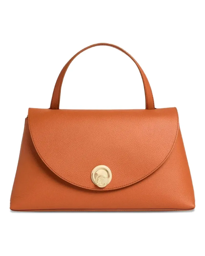 Coccinelle medium Nikla leather tote bag - Orange Orange